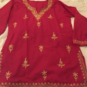 Embroidery Indian style top