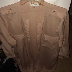 Calvin Klein blouse mauve color