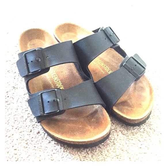 Like New Black Birkenstocks - Size 8