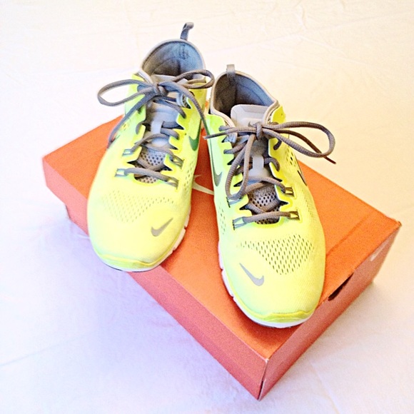 Nike Shoes - Authentic Nike Free Run(green and grey)