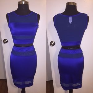 Royal Blue top and skirt set