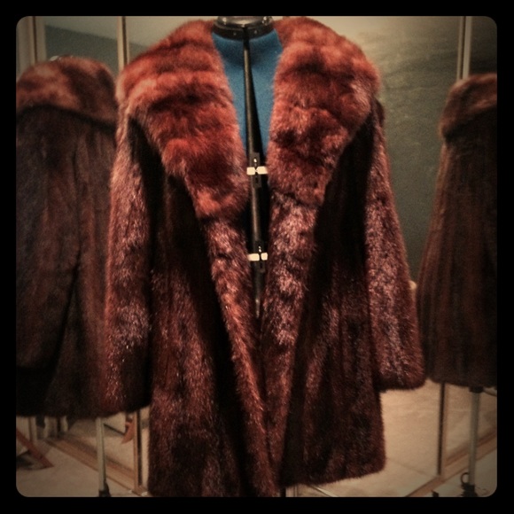 Vintage mink fur coat