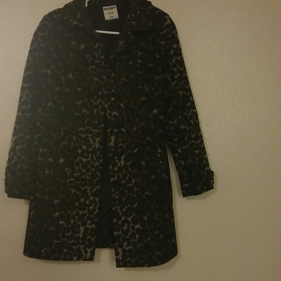 Leopard winter coat