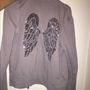 VICTORIA'S SECRET SEQUIN ZIP UP size M