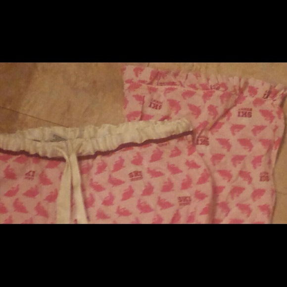 VICTORIAS SECRET PINK SMALL SKI BUNNY SLEEP PANTS
