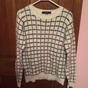 Black and White checkered sweater