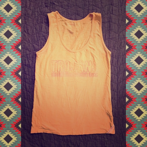 Vintage Style USC Trojan Tank - Picture 1 of 4