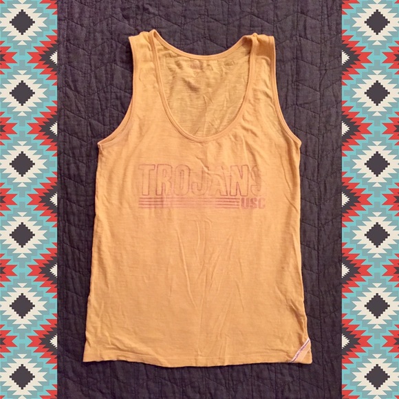 Vintage Style USC Trojan Tank - Picture 2 of 4