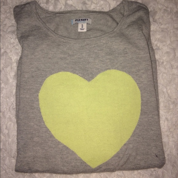 Oversized heart old navy sweater!