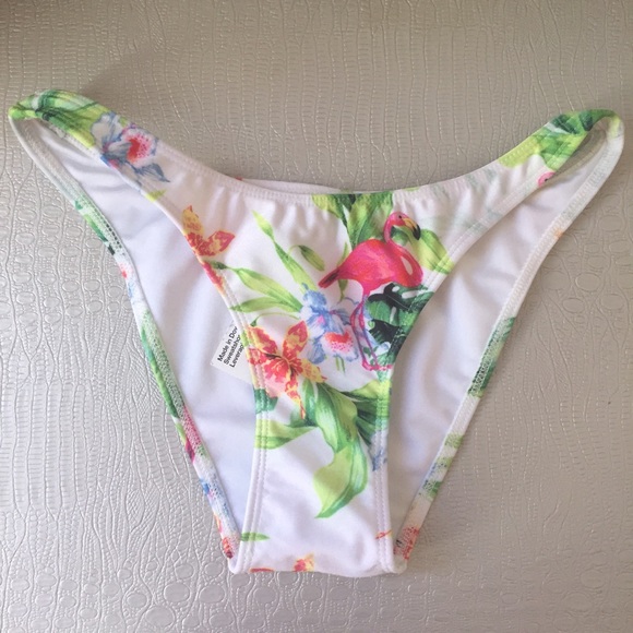 American Apparel flamingo bikini bottoms
