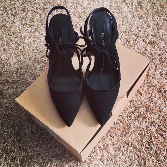 Zara High Heels with Bow
