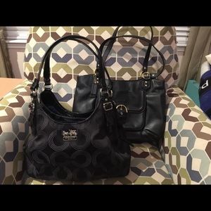 Coach Signature Black Purse