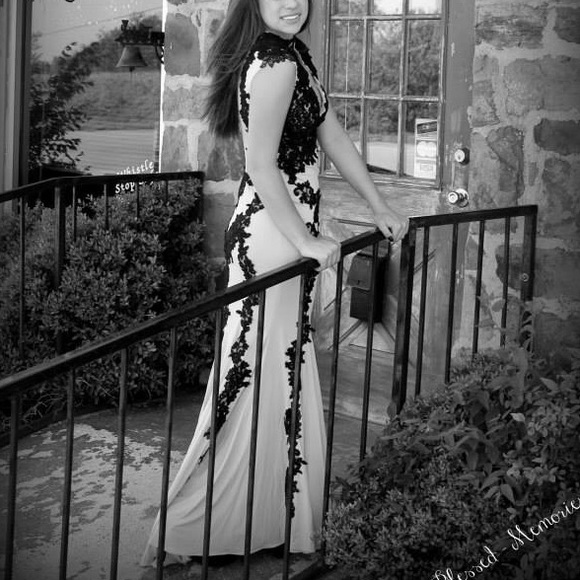 Jovani Lace Prom Dress