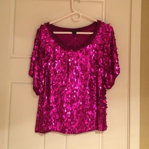 French Connection sequined blouse
