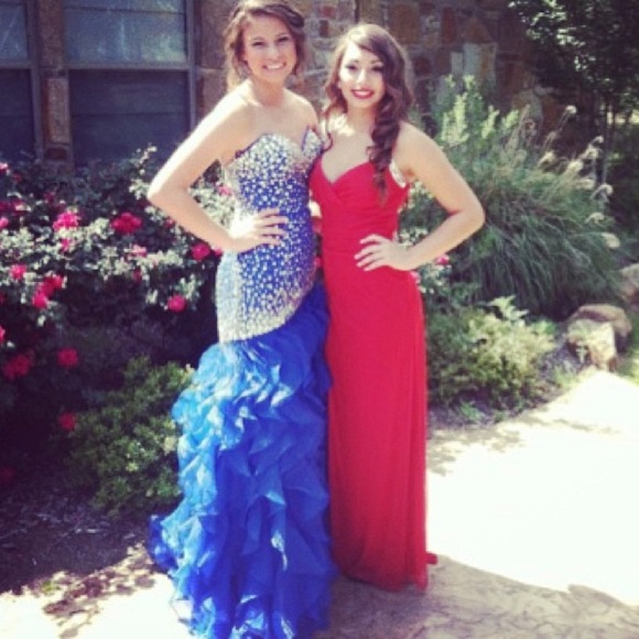 Mori Lee Prom Dress (Blue)