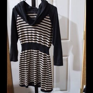 Striped Dress. Perfect for cool fall days!