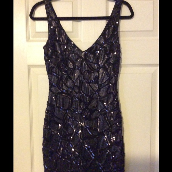 bebe Dresses & Skirts - Bebe black sequin mini dress