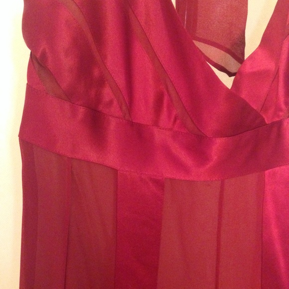 BCBG red halter dress - Picture 3 of 4