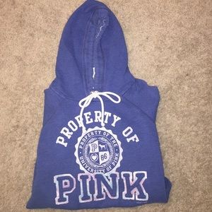 VS PINK Blue Hoodie