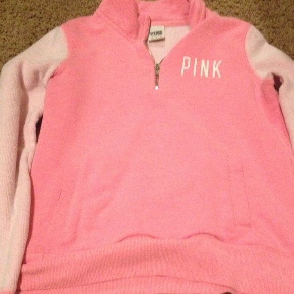 Light pink Pink half zip