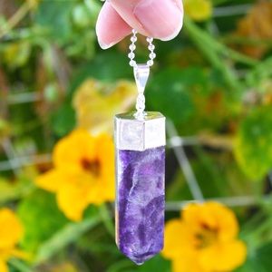 Fluorite Necklace. NEW!
