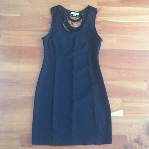 SOLD IN BUNDLE LBD w crochet back detail - Picture 3 of 4