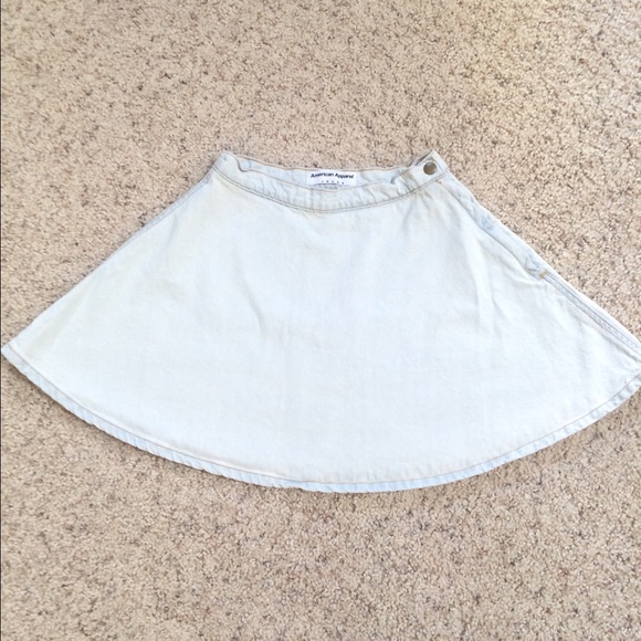 American Apparel denim circle skirt