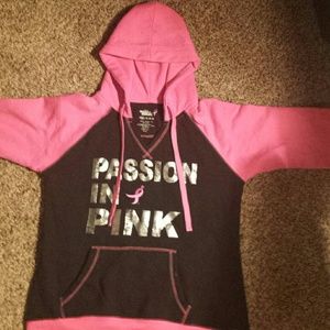 Passion in pink hoodie