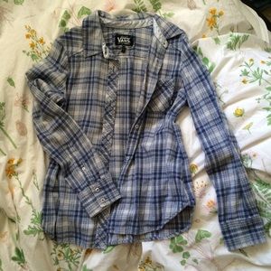 Blue Vans Flannel Shirt