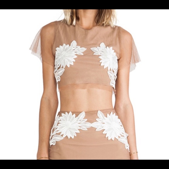 For love and lemons balmy nights crop top