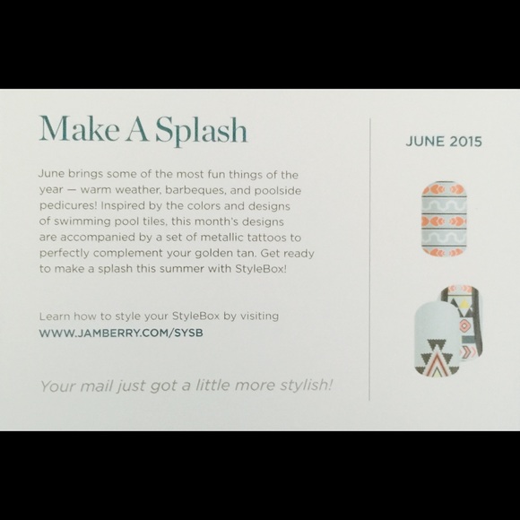 πΊSOLDπΊJamberry June StyleBox Make A Splash - Picture 3 of 4