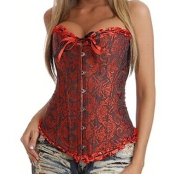Red Sexy corset/ bustier - Picture 2 of 3