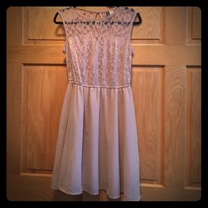 Vintage lace fit and flare dress