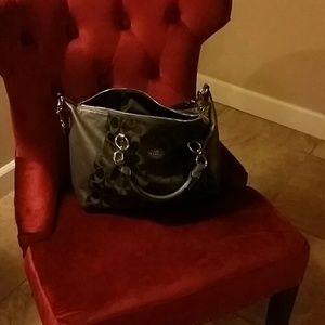 Perfect Coach black or Gray handbag