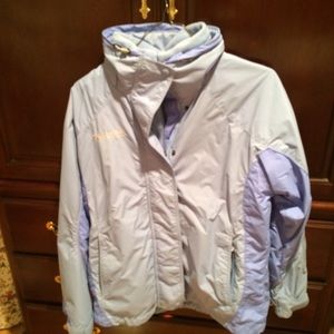 Columbia jacket 2 shades light purple