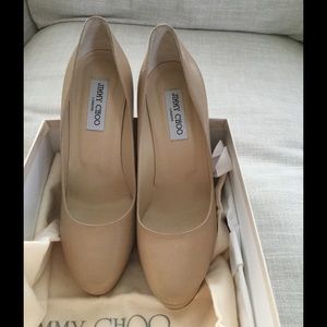 Jimmy Choo Cosmic Nude Heels