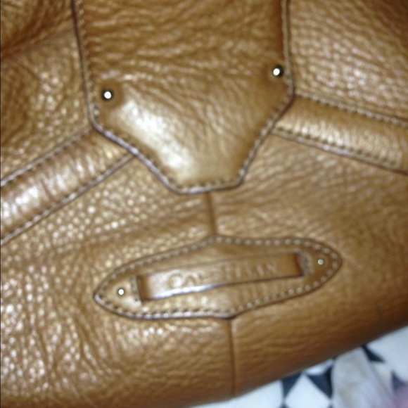 Cole Hahn camel leather bag