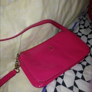 Coach Pink Patent Purselet