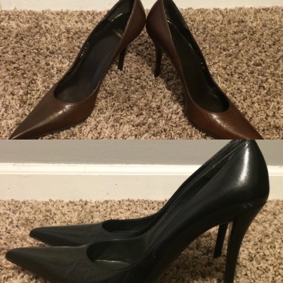 Black and brown heel bundle