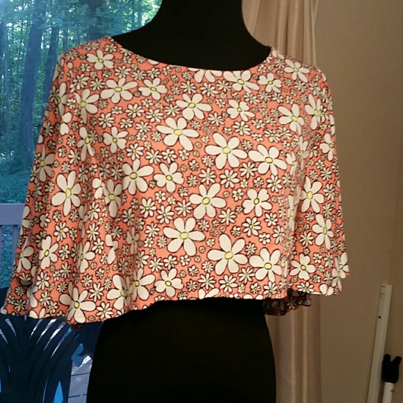 Floral crop top