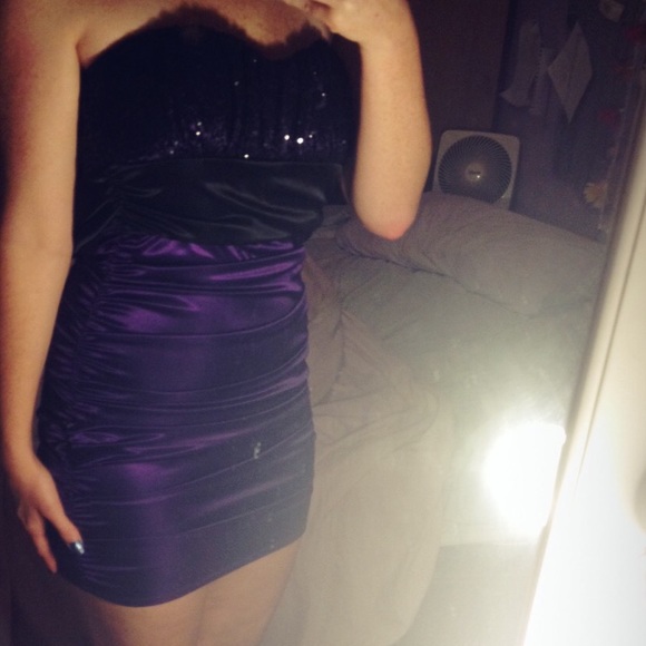 Midnight purple dress