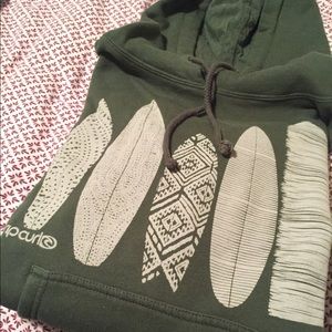 ‼️Green Rip Curl Hoodie