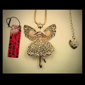 Betsey Johnson necklace with pendent