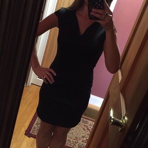 Holiday Dress black with silver zipper on back