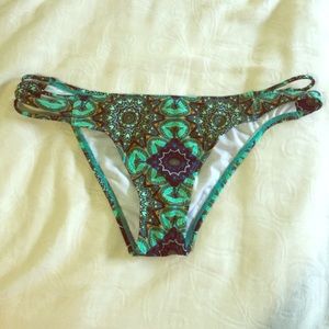 Paisley boho bikini bottom size medium