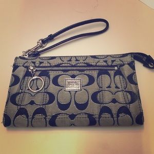 Coach large wristlet/ wallet