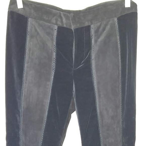 Vintage velvet and suede pants