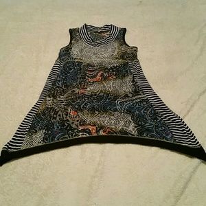 Funky multi colored tunic/dress