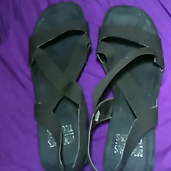 Black sandals