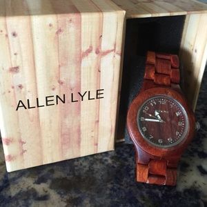 Allen Lyle wood watch